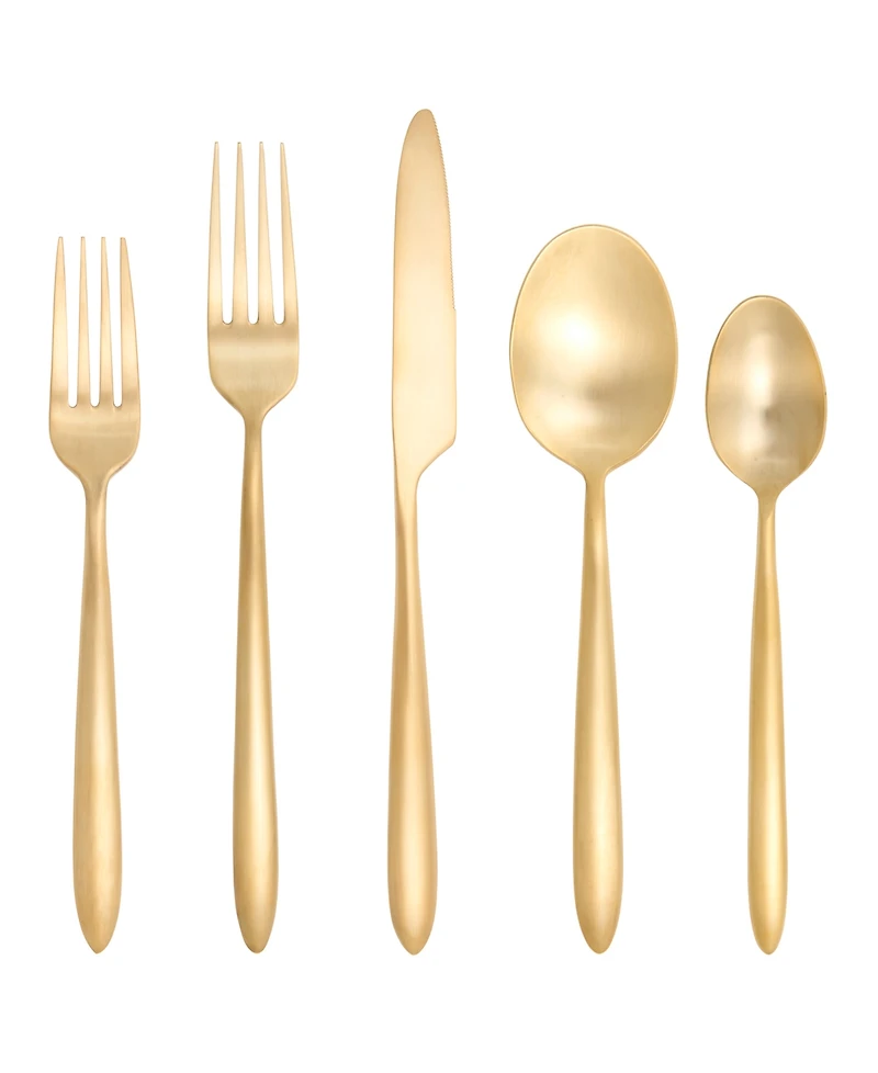 Fortessa Velo Brushed 20-Piece Place Setting