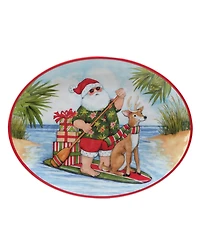 Certified International Santa's Wish 2 Pc. Platter Set