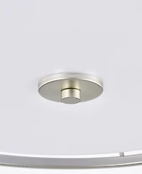Lala 20" 3-Light Indoor Semi-Flush Mount Ceiling Light with Light Kit and Remote