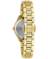Bulova Women's Classic Sutton Diamond (1/20 ct. t.w.) Gold-Tone Stainless Steel Bracelet Watch 28mm