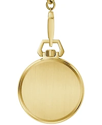Bulova Men's Automatic Classic Sutton Gold-Tone Stainless Steel Chain Pocket Watch 50mm