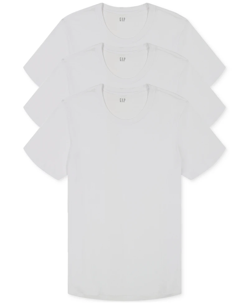 Gap Men's 3-Pk. Cotton Crewneck Undershirt