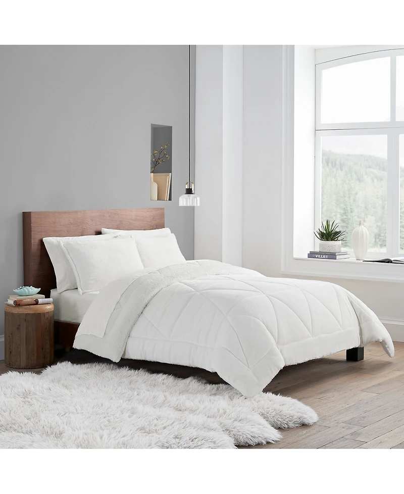 Closeout! Ugg Avery Plush Reversible 2-Pc. Comforter Set, Twin/Twin Xl