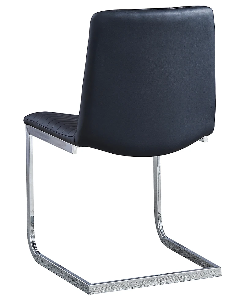 Best Master Furniture Blanca 34" Faux Leather Dining Chairs