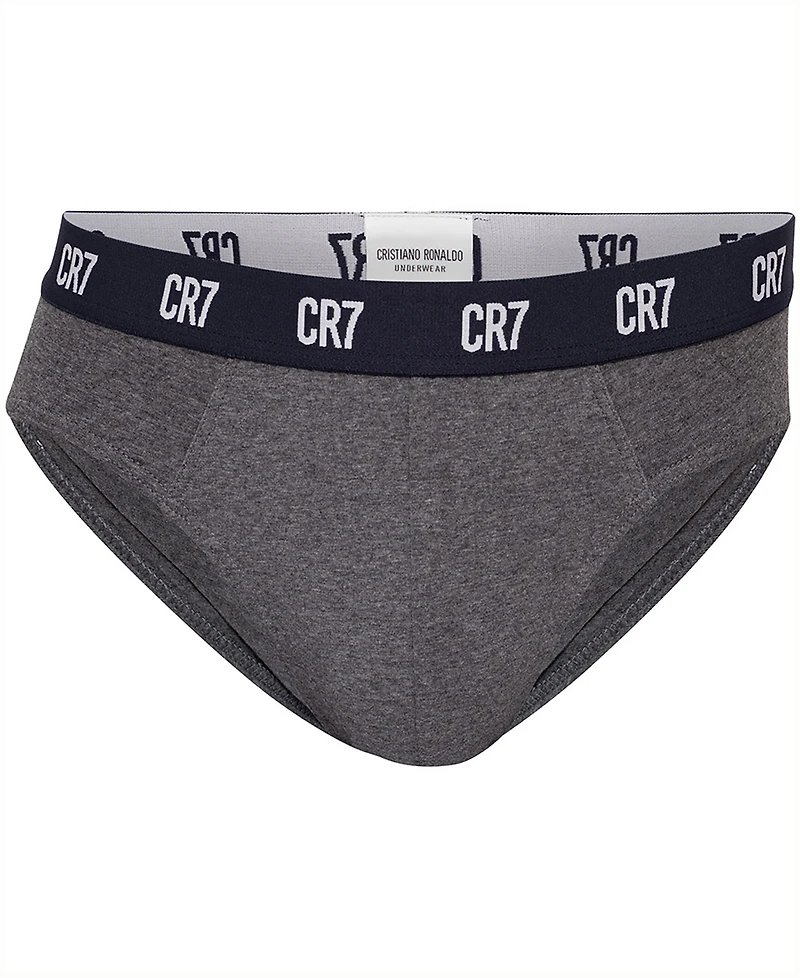 CR7 Men's Cotton Blend Briefs, Pack of 3