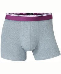 CR7 Men's Cotton Blend Trunks in Travel Bag, Pack of 5