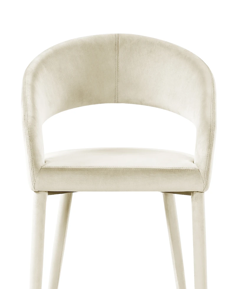 Best Master Furniture Jacques 32" Velvet Dining Chairs, Set of 2