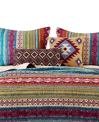 Greenland Home Fashions Southwest Native Motif Decorative Pillow Set, 12" x 24" & 18" x 18"