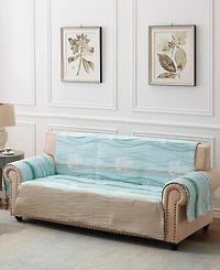 Greenland Home Fashions Maui Coastal Sofa Protector, 127" x 77"