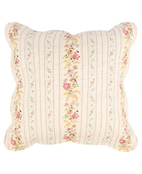 Greenland Home Fashions Antique Rose Shabby Chic Decorative Pillow Set, 18" x