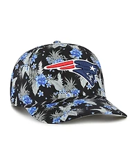 Men's '47 Brand Black New England Patriots Dark Tropic Hitch Adjustable Hat