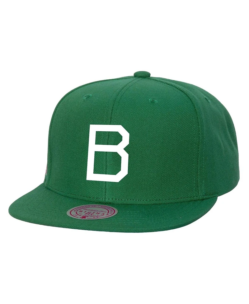 Men's Mitchell & Ness Green Brooklyn Dodgers Cooperstown Collection Evergreen Snapback Hat