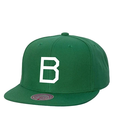 Men's Mitchell & Ness Green Brooklyn Dodgers Cooperstown Collection Evergreen Snapback Hat