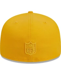 Men's New Era Gold Buffalo Bills Color Pack 59FIFTY Fitted Hat