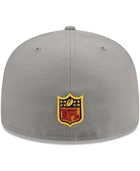 Men's New Era Gray Pittsburgh Steelers Color Pack 59FIFTY Fitted Hat