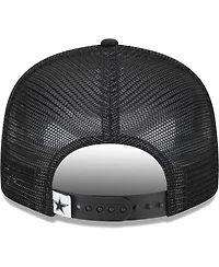 Men's New Era Black Dallas Cowboys Main Trucker 9FIFTY Snapback Hat