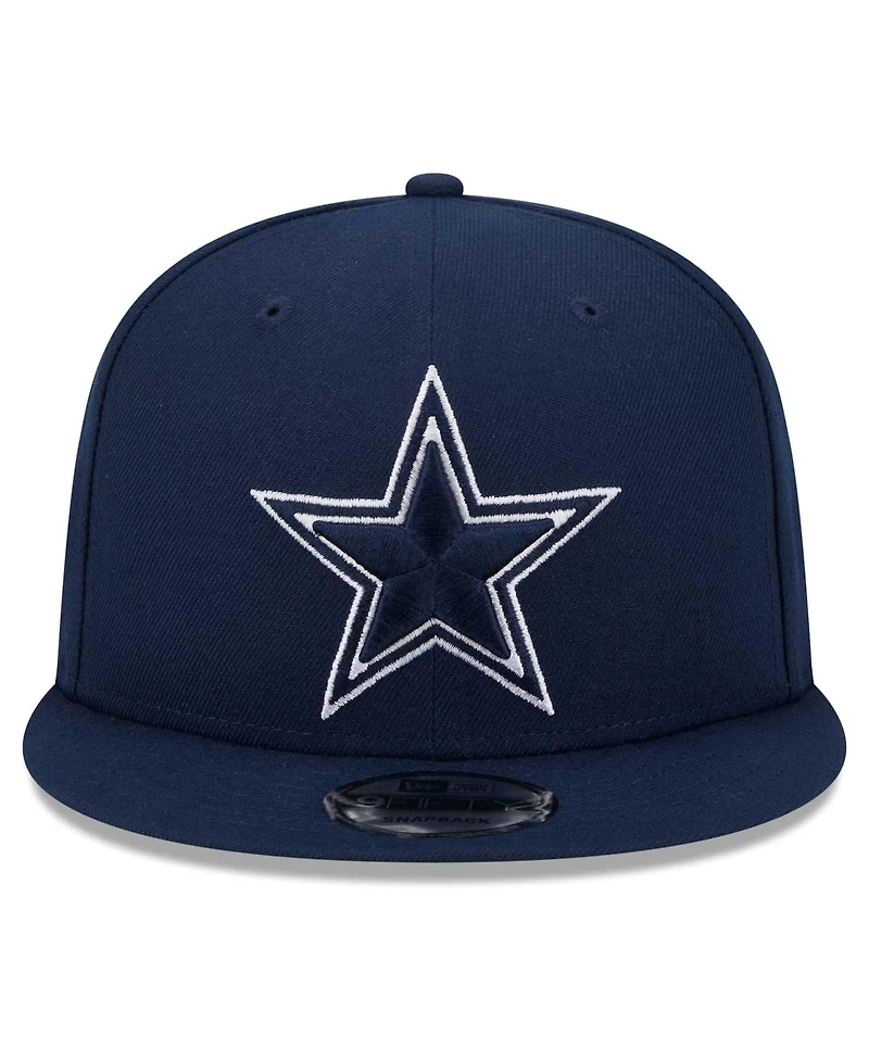 Men's New Era Navy Dallas Cowboys Main Patch 9FIFTY Snapback Hat