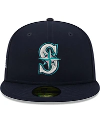 Men's New Era Navy Seattle Mariners 2001 Mlb All-Star Game Team Color 59FIFTY Fitted Hat