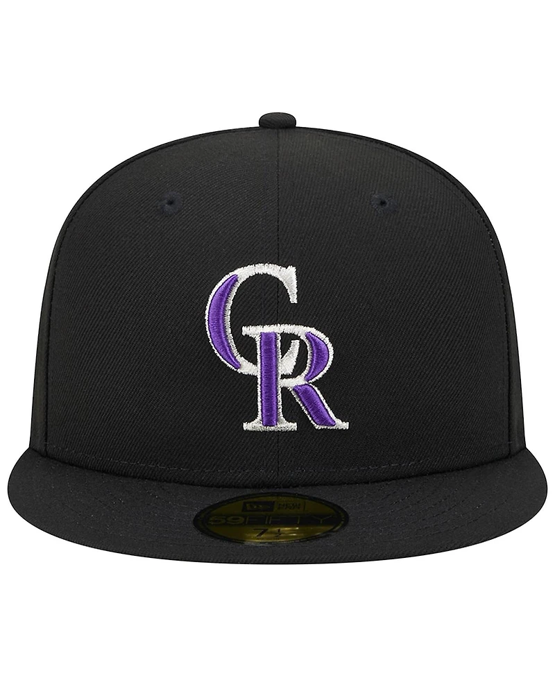 Men's New Era Black Colorado Rockies 2021 Mlb All-Star Game Team Color 59FIFTY Fitted Hat