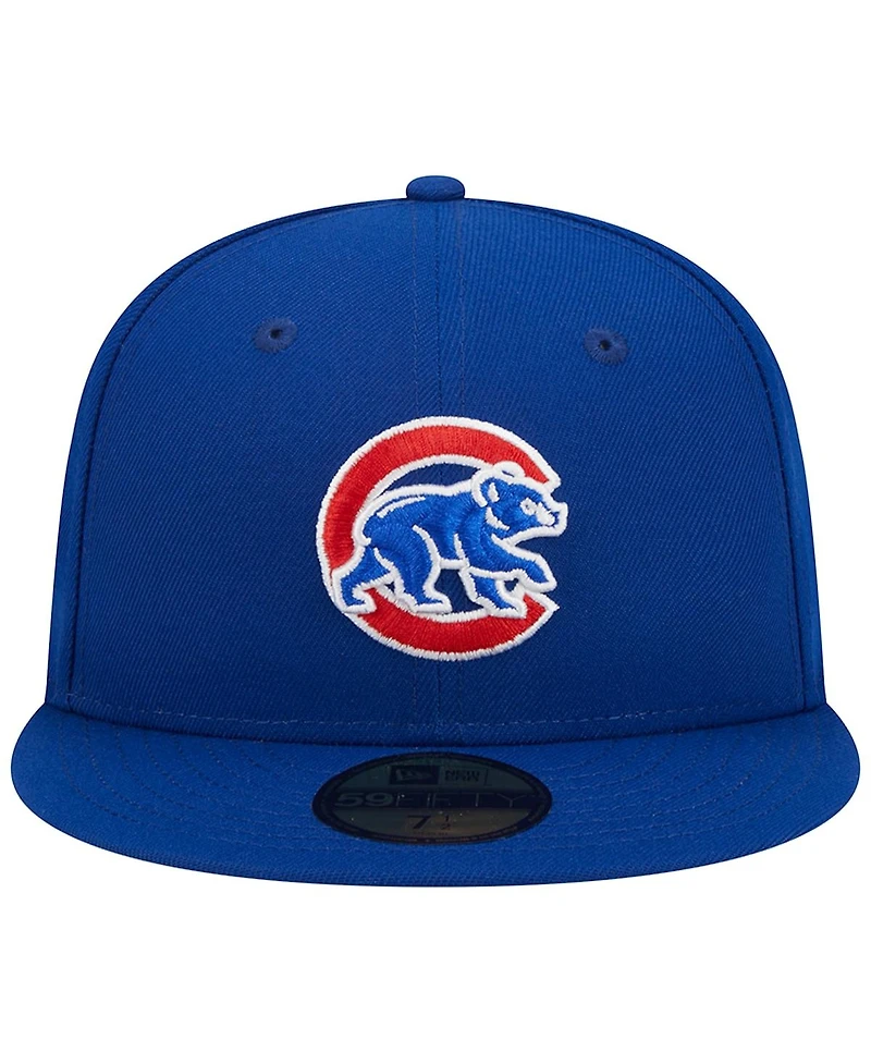 Men's New Era Royal Chicago Cubs Alternate Logo 2016 World Series Team Color 59FIFTY Fitted Hat
