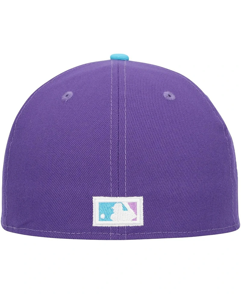Men's New Era Purple Florida Marlins Vice 59FIFTY Fitted Hat