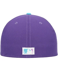 Men's New Era Purple Florida Marlins Vice 59FIFTY Fitted Hat