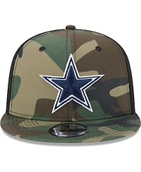 Men's New Era Camo Dallas Cowboys Main Trucker 9FIFTY Snapback Hat