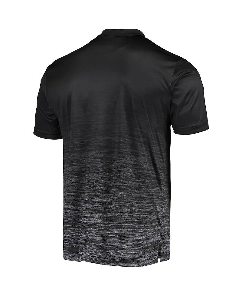 Men's Colosseum Black Iowa Hawkeyes Marshall Polo Shirt