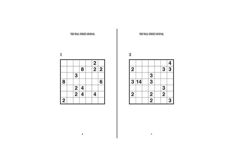 The Wall Street Journal Number Puzzle Book 2- 200 Puzzles by The Wall Street Journal