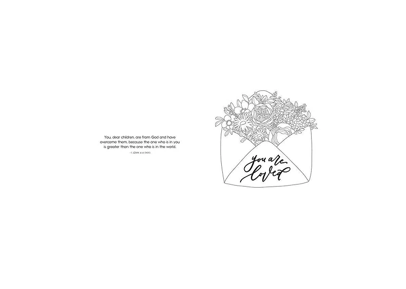 Scriptures and Florals Coloring Book by Allison Loveall