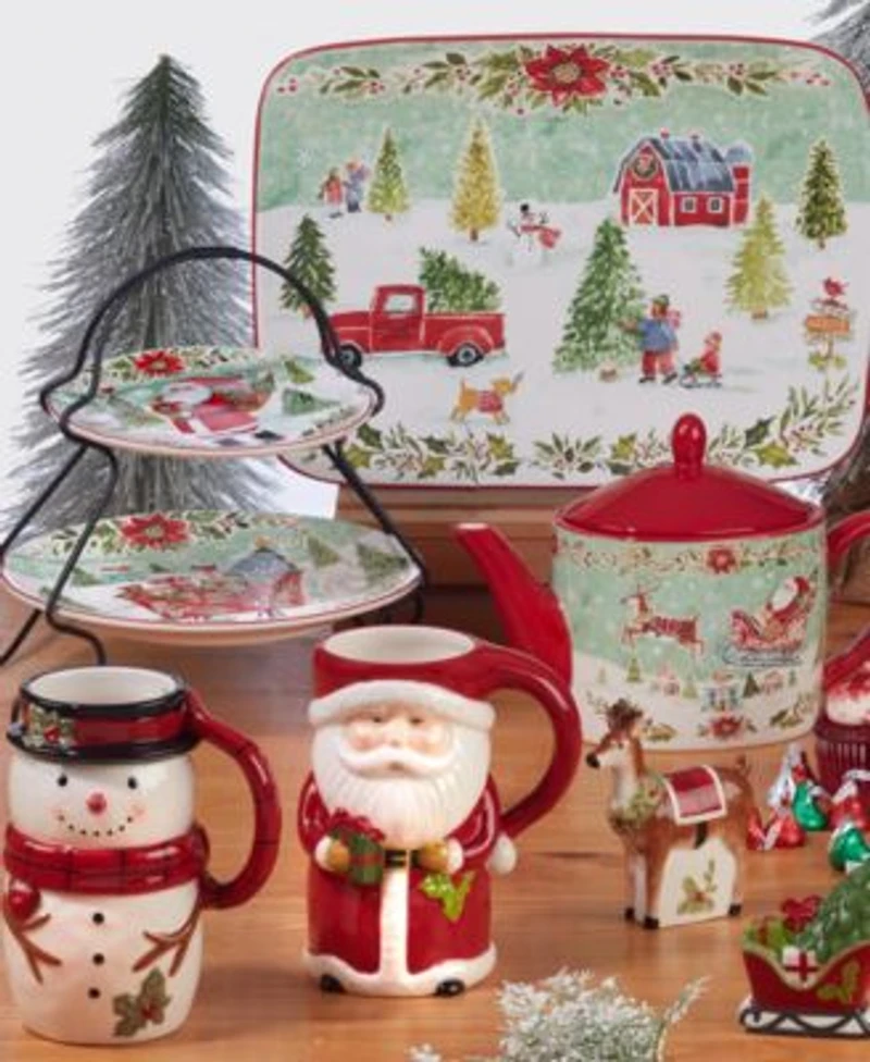 Certified International Joy Of Christmas Dinnerware Collection
