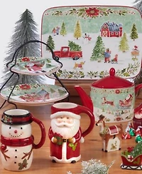 Certified International Joy Of Christmas Dinnerware Collection