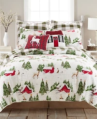 Levtex Tatum Pines Holiday Reversible 2-Pc. Quilt Set, Twin/Twin Xl