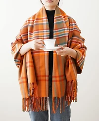 Battilo Lifestyle Plaid Acrylic Throw, 50" x 60"