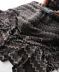 Battilo Lifestyle Colorful Chevron Bohemian Knit Throw, 51" x 80"