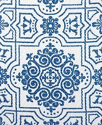 Martha Stewart Strie Medallion Dual Purpose Kitchen Towel 2-Pack Set, 16" x 28"