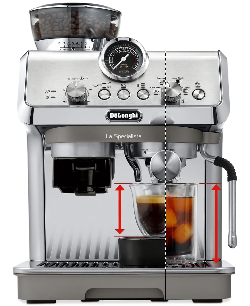 De'Longhi La Specialista Arte Evo Espresso Machine with Cold Brew