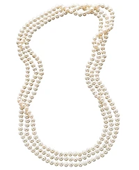 100" Cultured Freshwater Pearl Endless Strand Necklace (7-8mm)