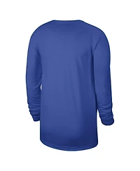 Men's and Women's Nike Blue Dallas Mavericks 2023/24 Legend On-Court Practice Long Sleeve T-shirt