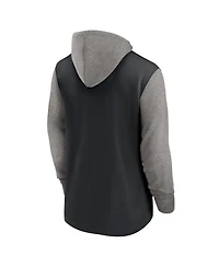 Men's Nike Black New Orleans Saints Fashion Color Block Pullover Hoodie