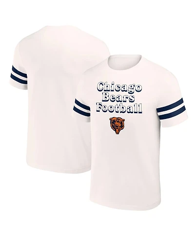Men's Nfl x Darius Rucker Collection by Fanatics Cream Chicago Bears Vintage-Like T-shirt