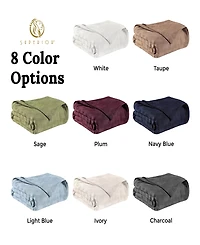 Superior Basket Weave All Season Cotton Blanket