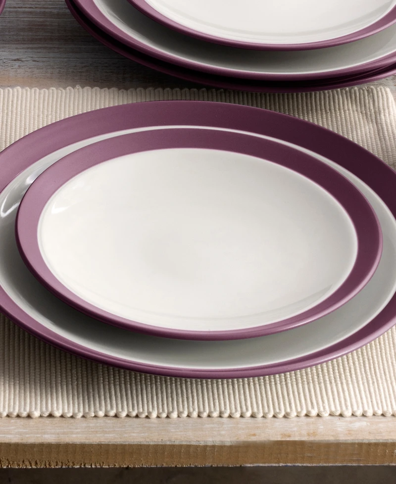 Noritake Colorwave Curve Set Of 4 Salad Plates, 8-1/2"