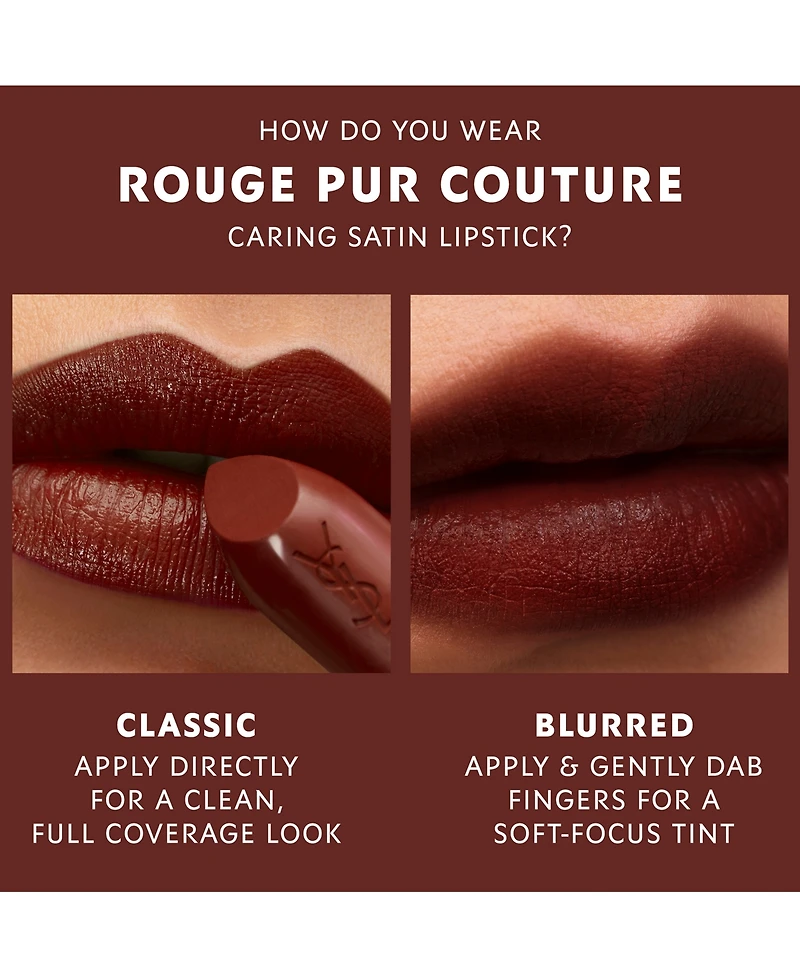 Yves Saint Laurent Rouge Pur Couture Satin Lipstick - N6 Unshy Cacao