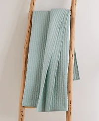 Levtex Cross Stitch Reversible Quilted Throw, 50" x 60"