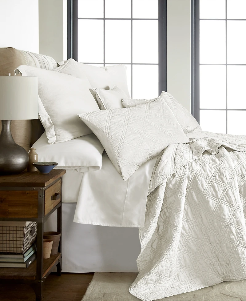 Levtex Washed Linen Relaxed Textured Quilt, Twin/Twin Xl