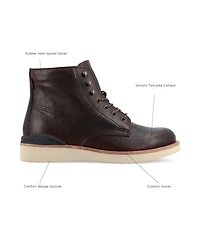Taft 365 Men's Model 004 Wedge Sole Lace-Up Ankle Boots