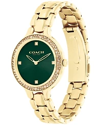 Coach Women's Chelsea Gold-Tone Stainless Steel Bracelet Watch 32mm