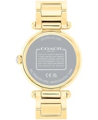Coach Women's Cary Gold-Tone Stainless Steel Bracelet Watch 34mm