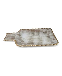 Gold-Tone Brushed Tray